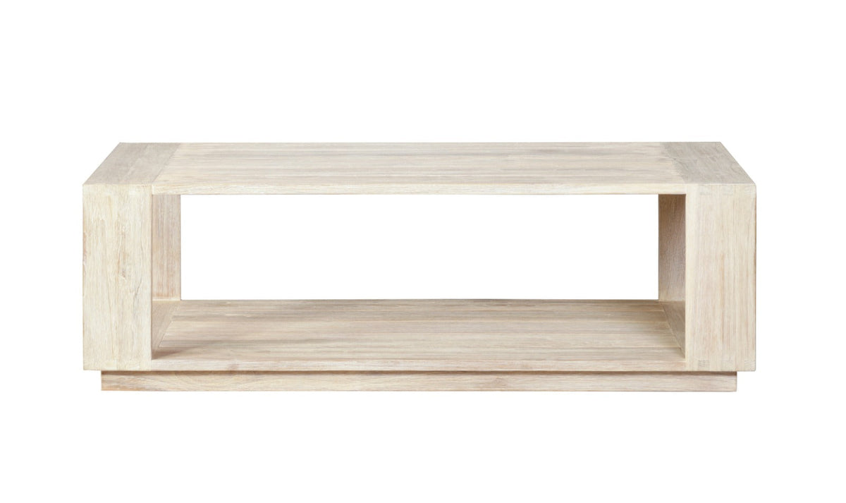 Imperial Grove Outdoor Solid Teak Wood, Natural Look Coffee Table