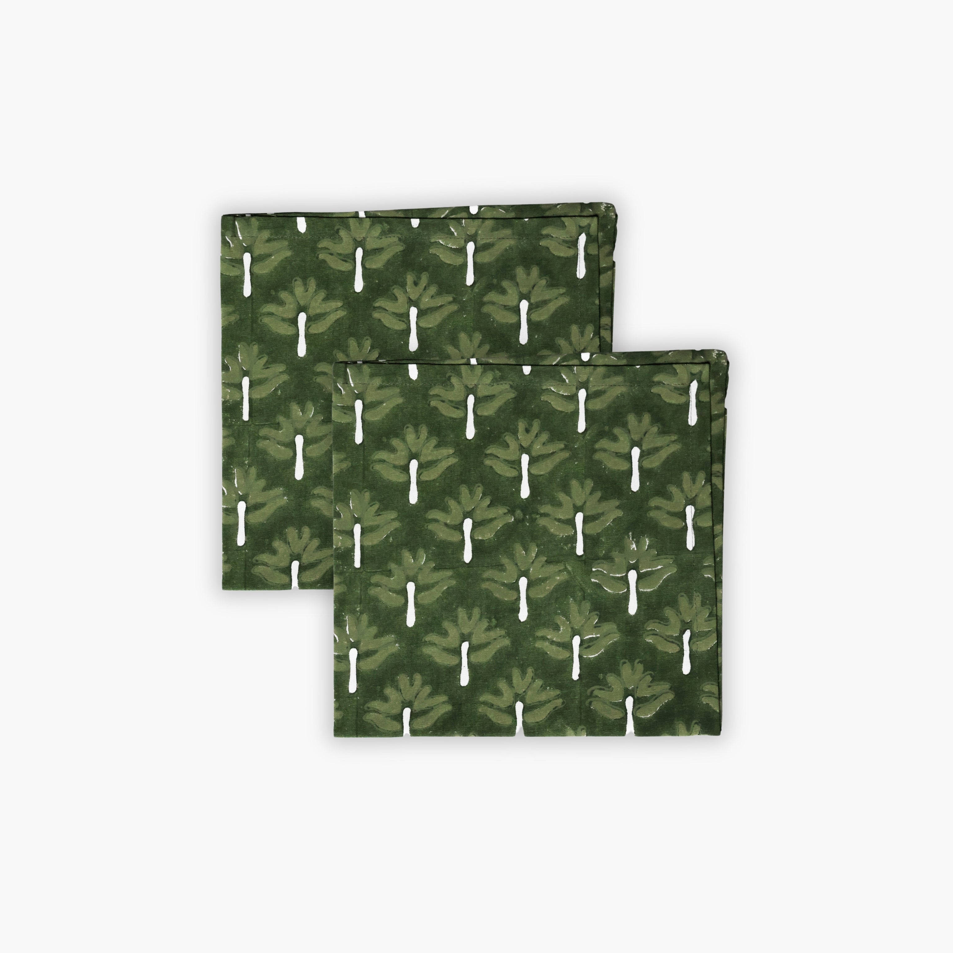 Zeenat Table Napkin - Chive Set of 2