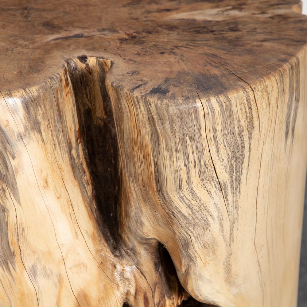 The Timberline Tamarind Wood Accent Stool