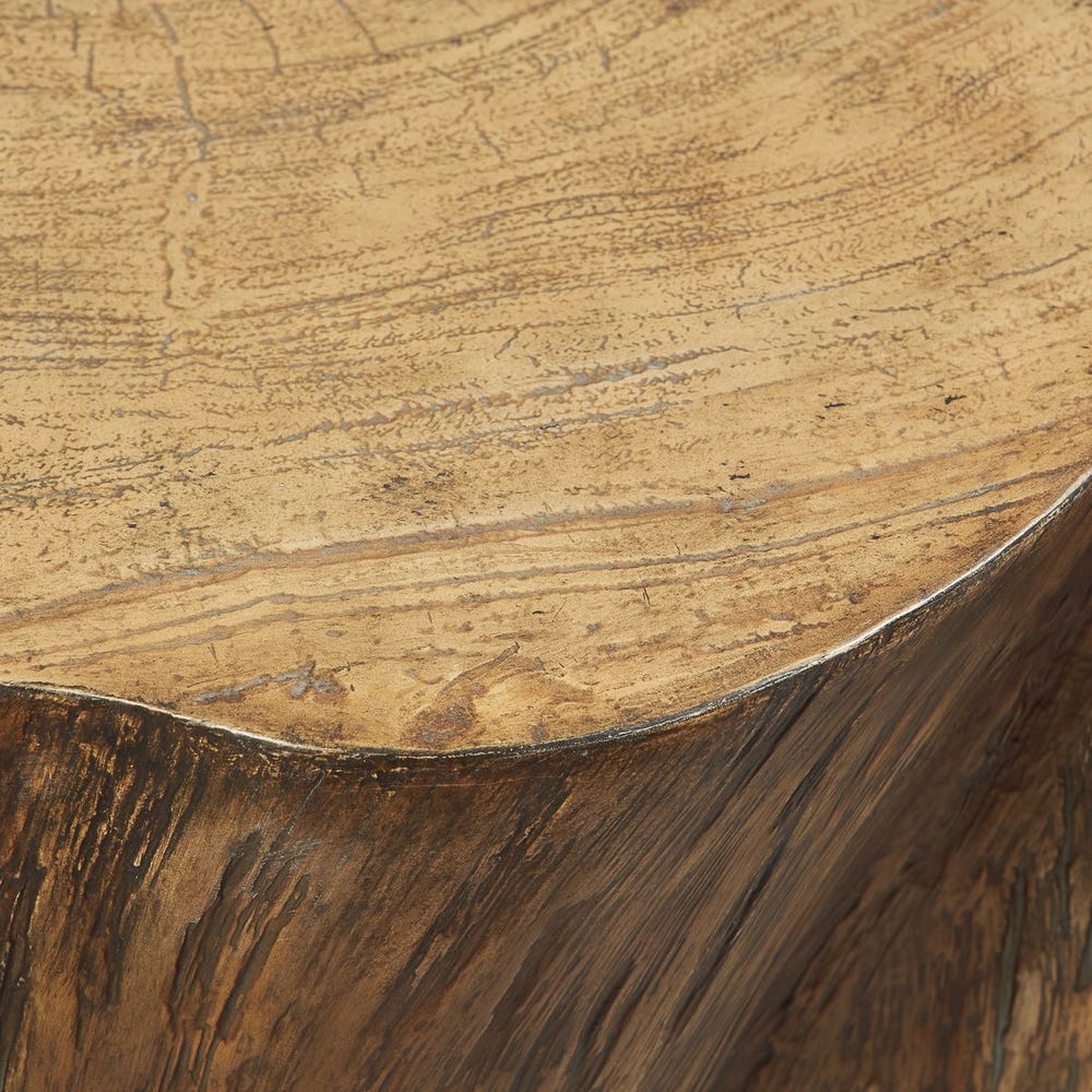 The Timber Cast Wood Coffee Table