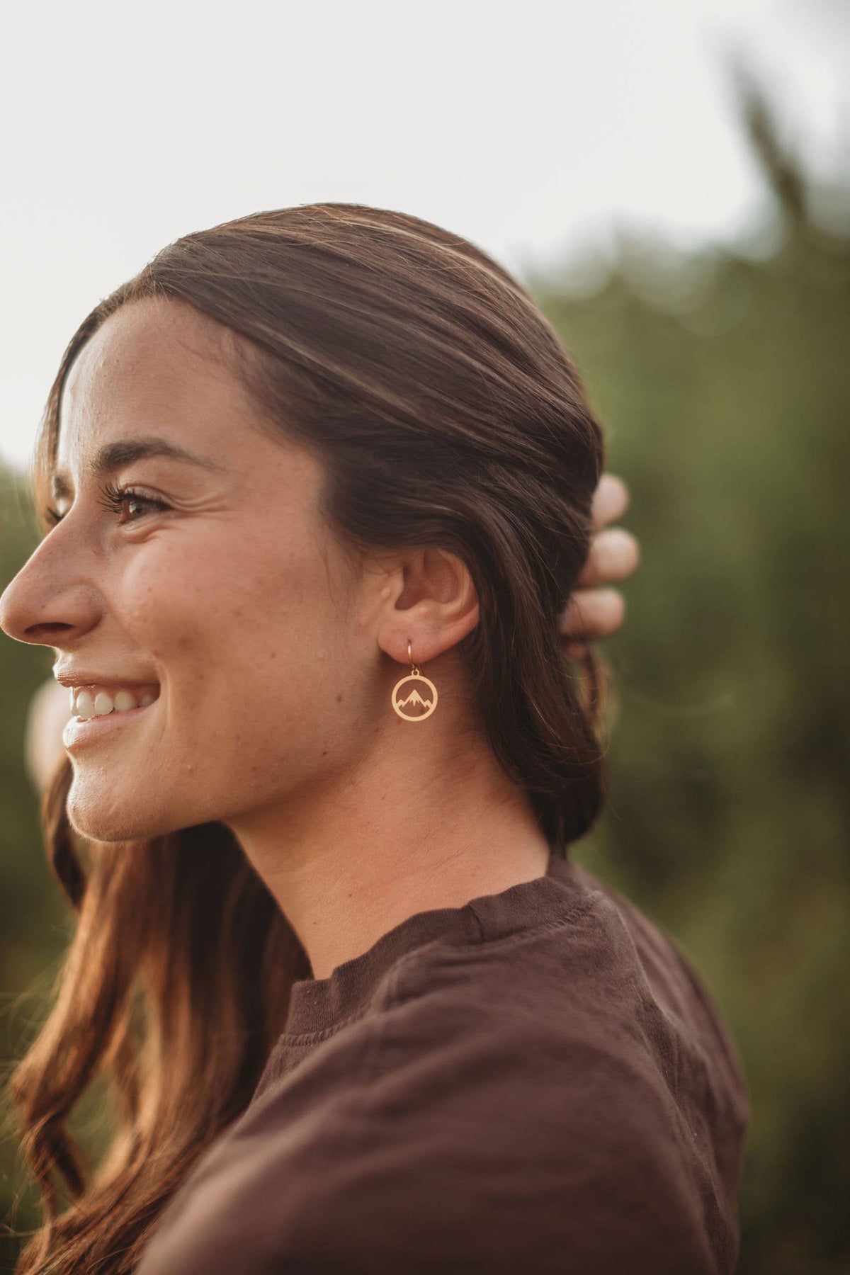 Mountainscape Dangle Earrings