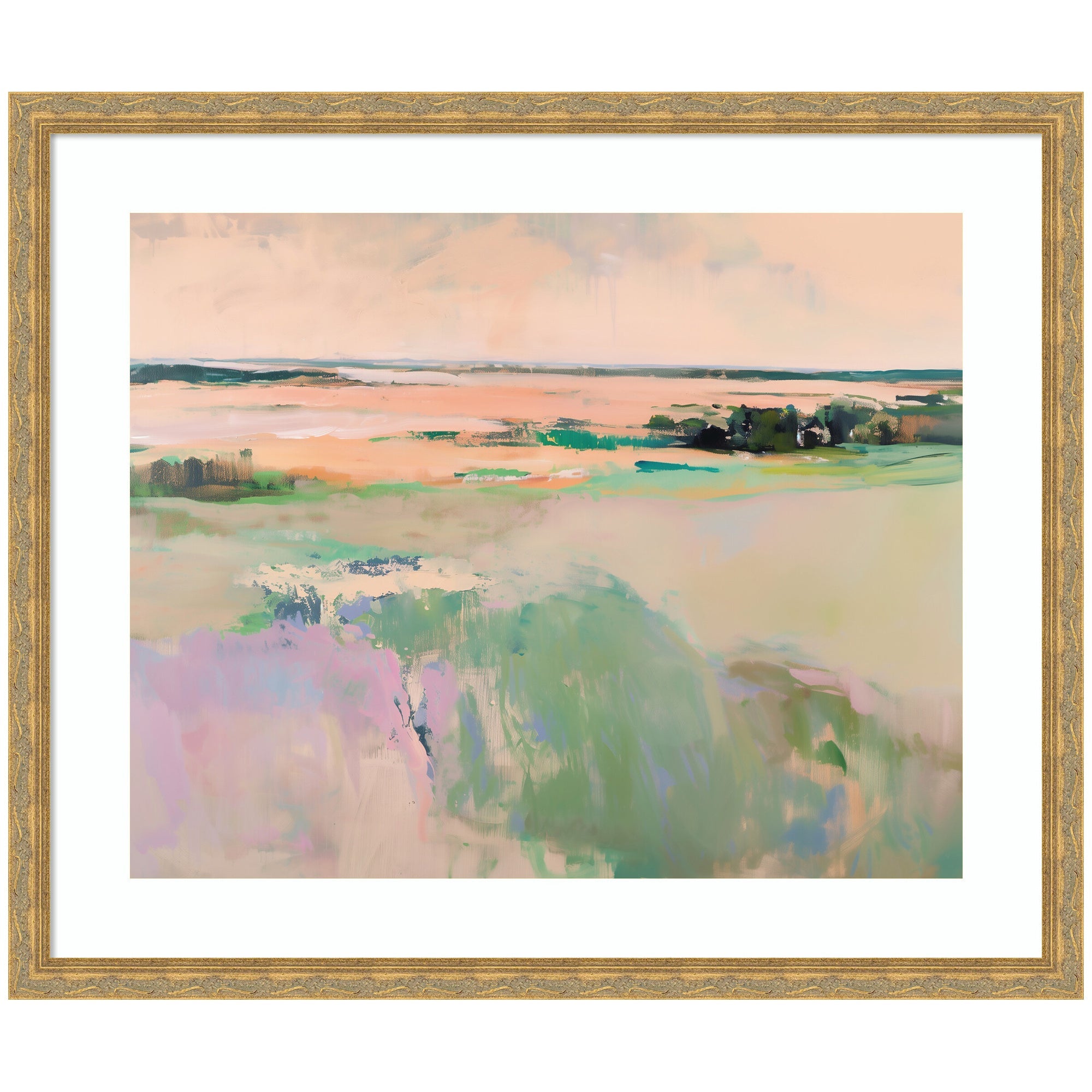 Framed Art Pastel Horizon III by Amy Lighthall