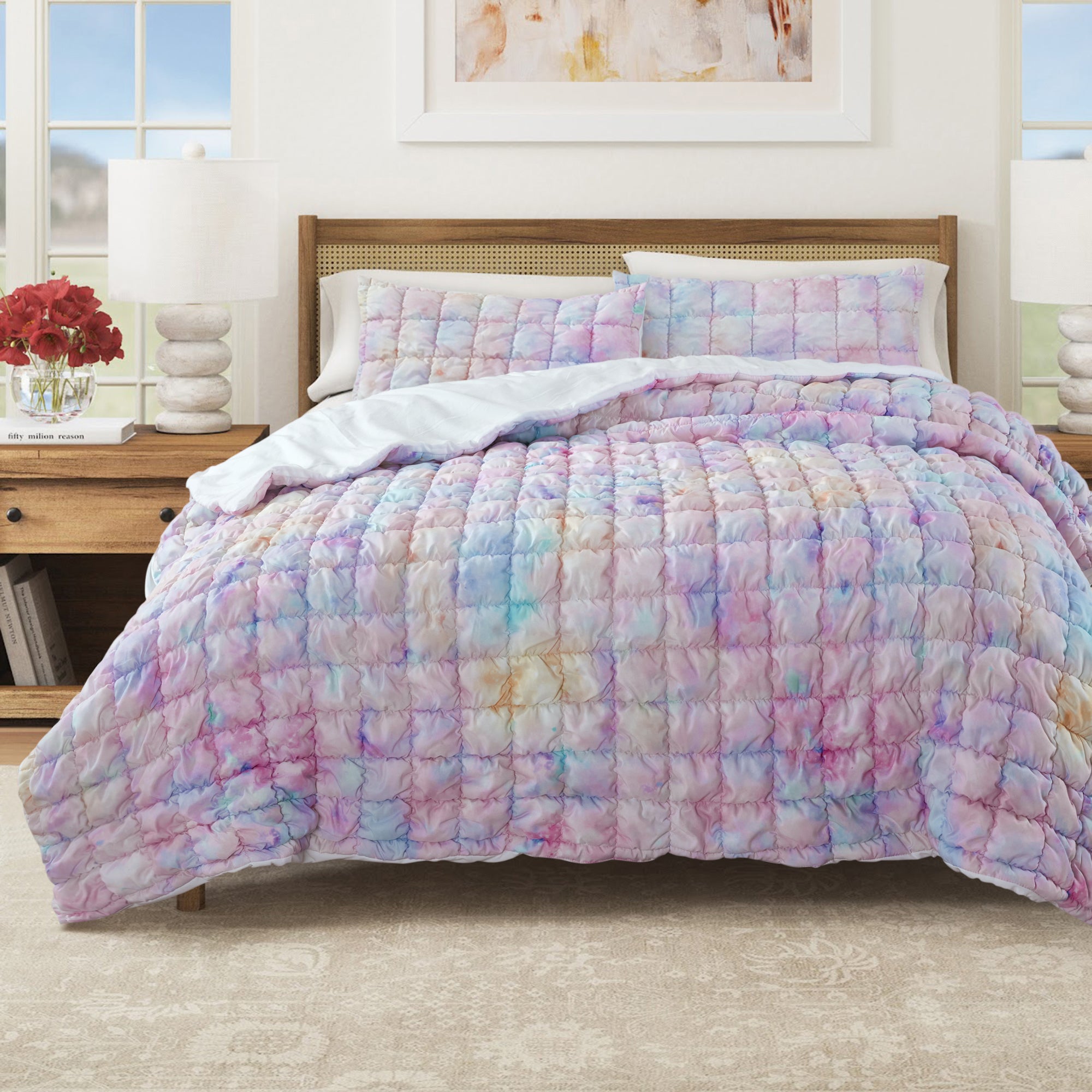 Puff Marshmallow Texture Quilt Set - Marshmallow Collection
