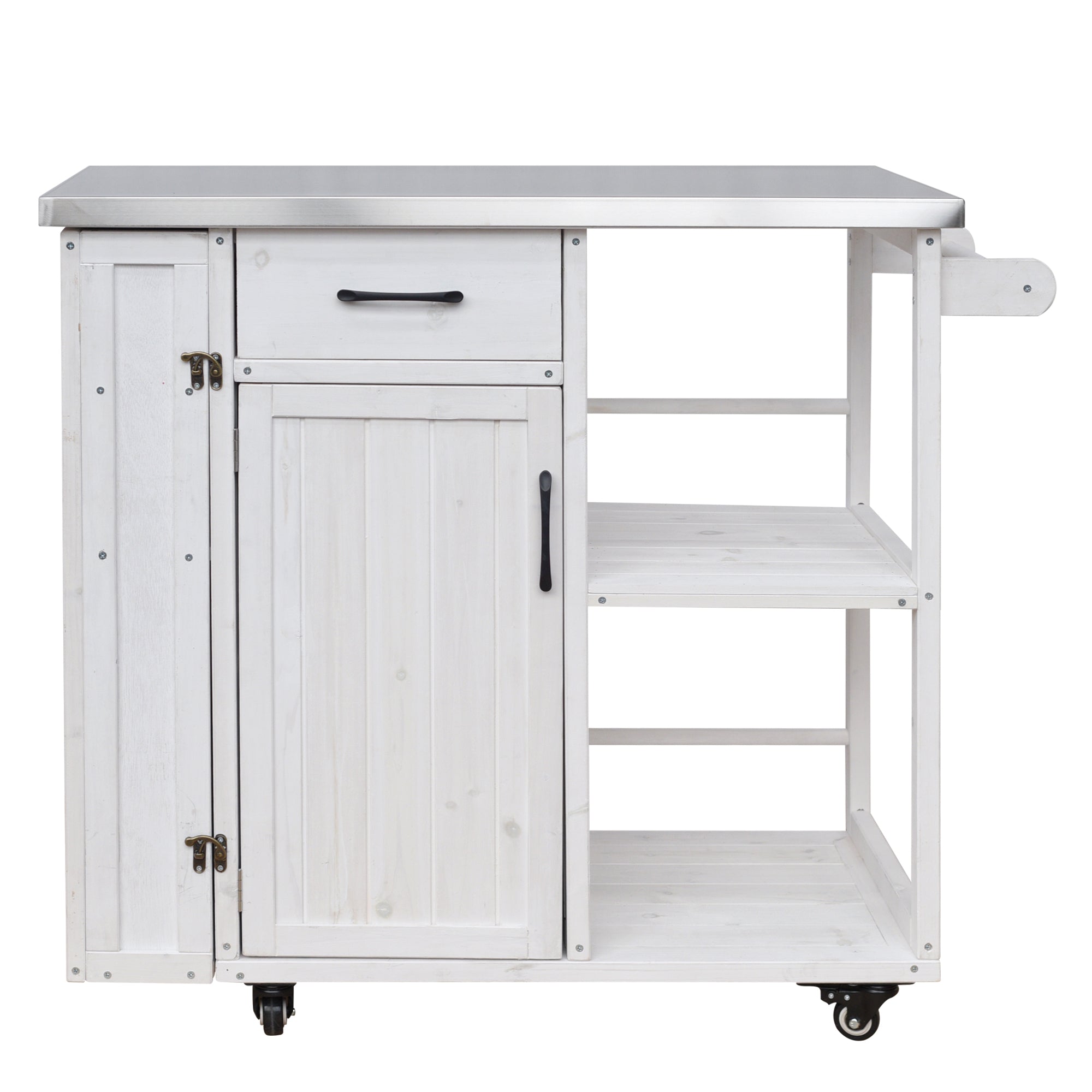 Outdoor Kitchen Island Fir Wood Prep Station