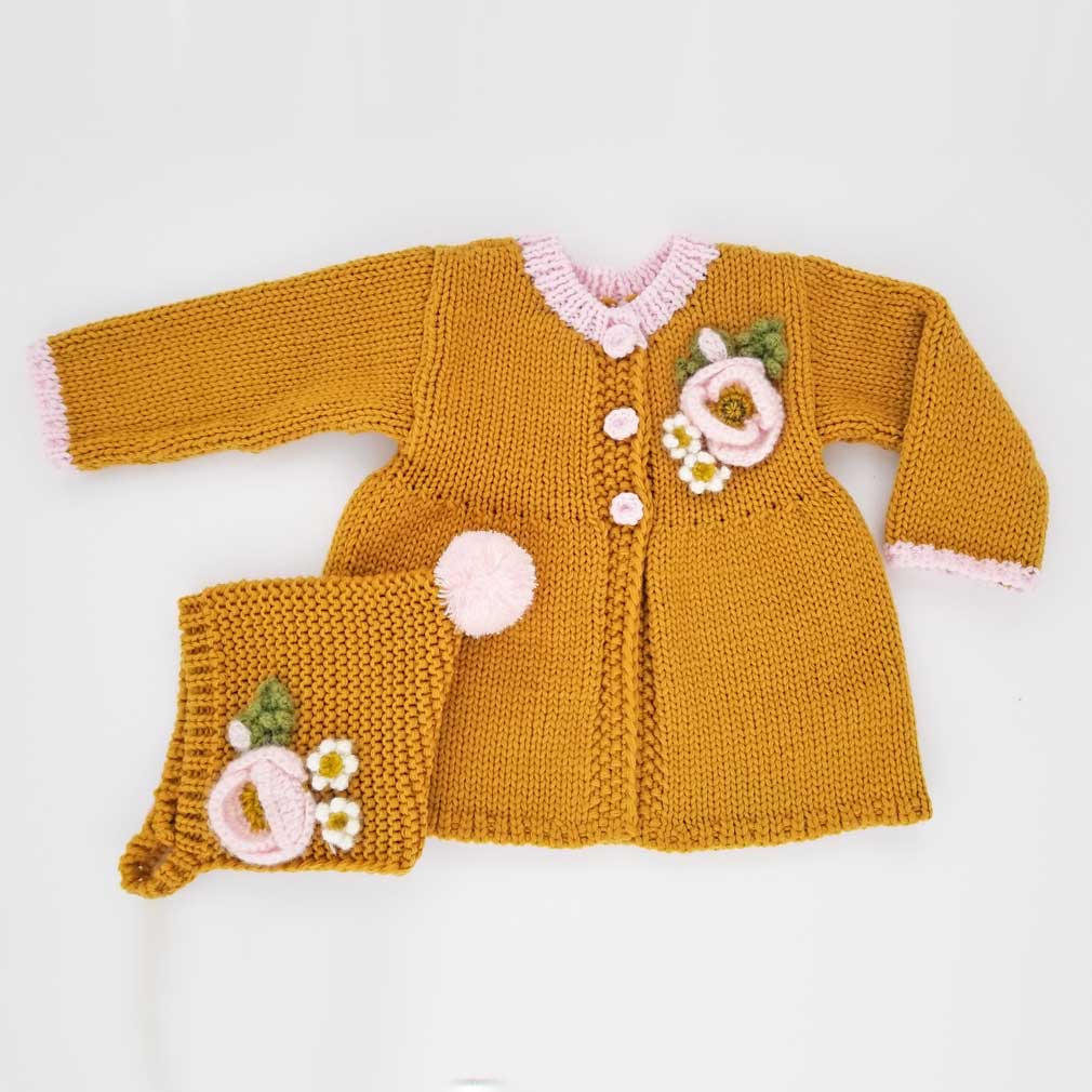 Poppy Sweater Gold Baby & Toddler