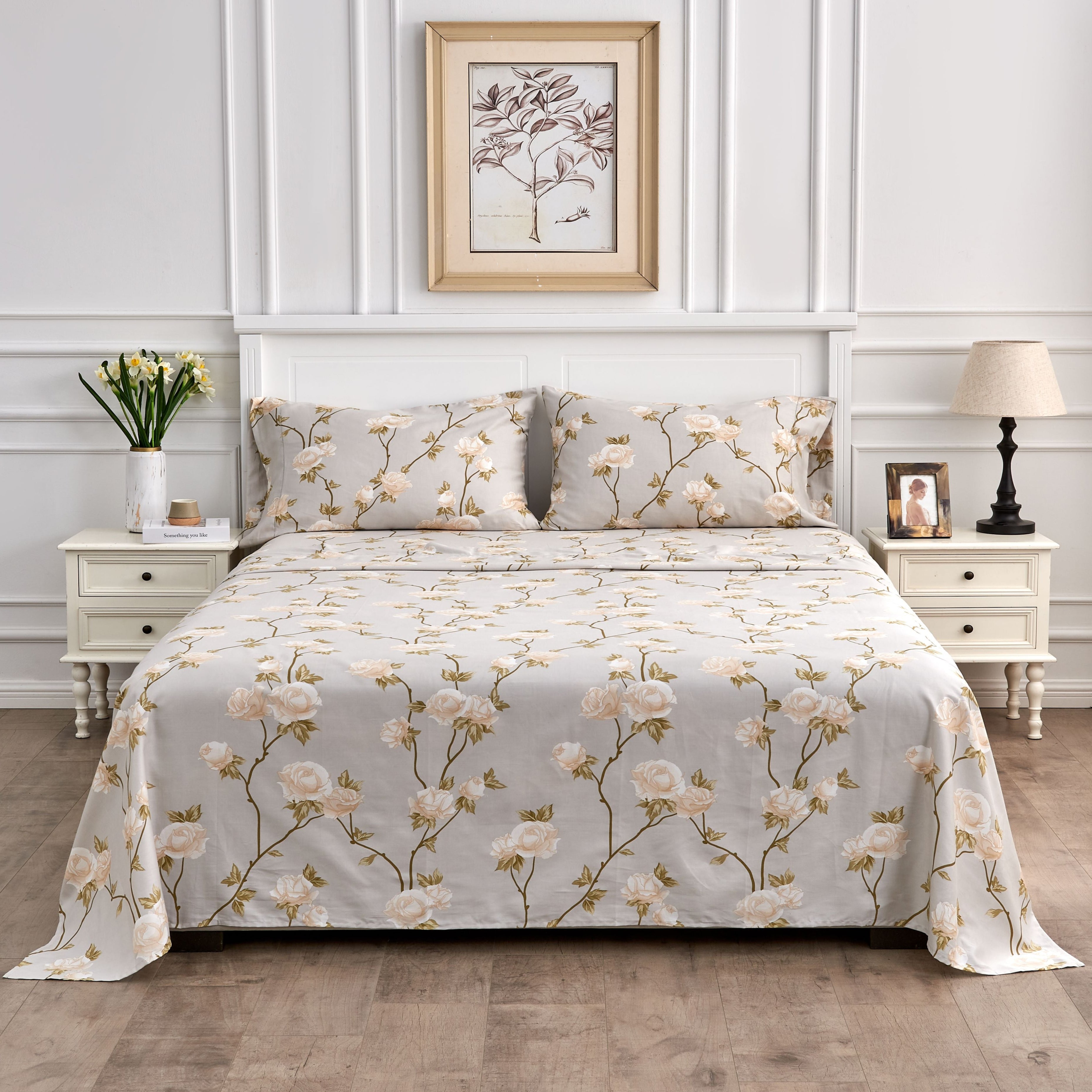 Alabaster Rose Sheet Set