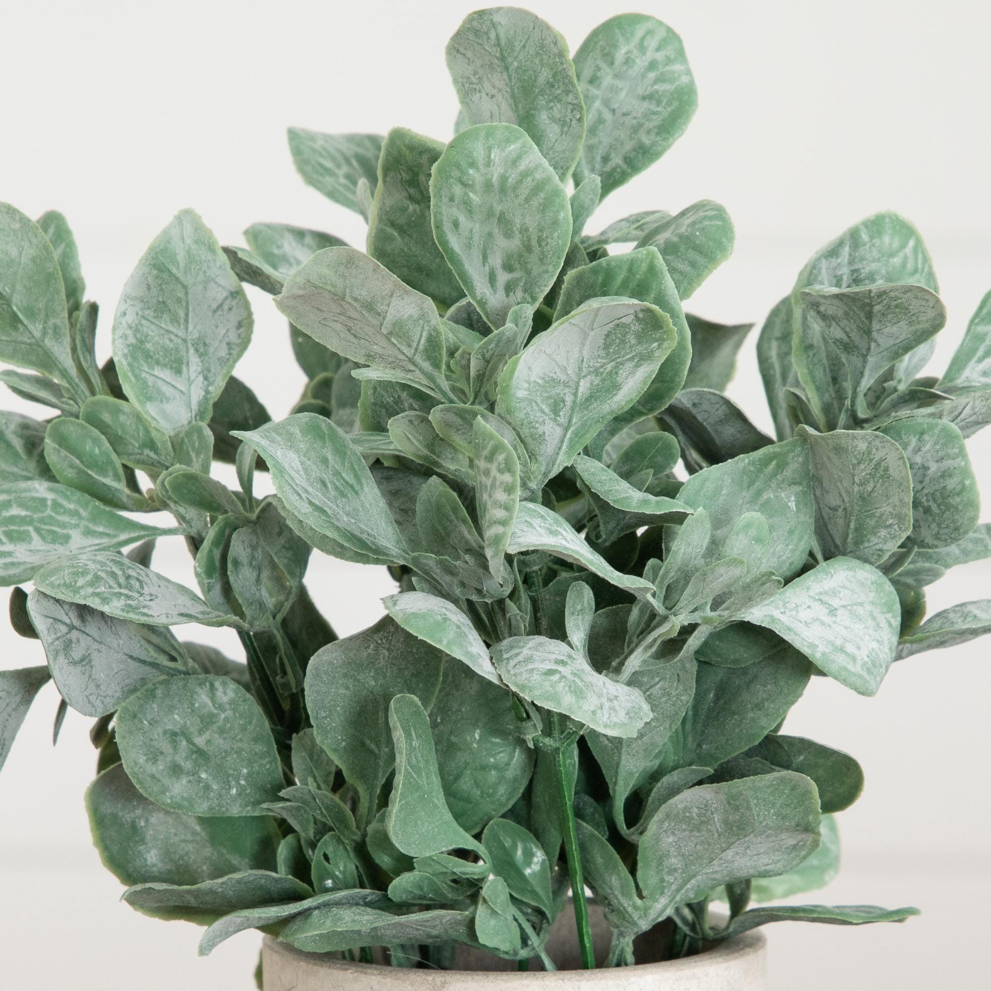 8" Artificial Mixed Eucalyptus Plant in Decorative Planter - Set of 3