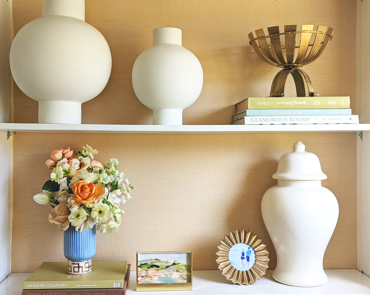 Golden Key Vase with 22K Gold Accent