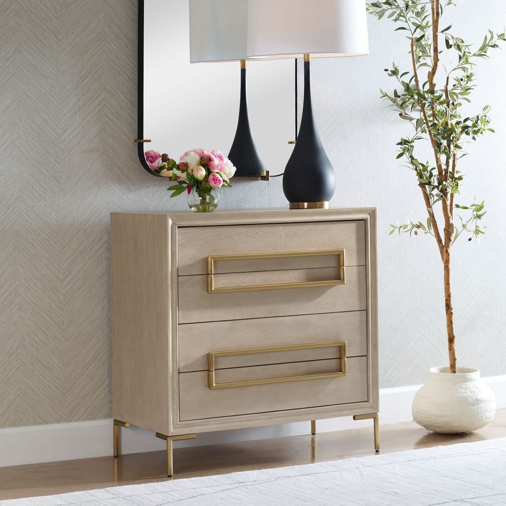 Aveline Cerused Oak Accent Chest