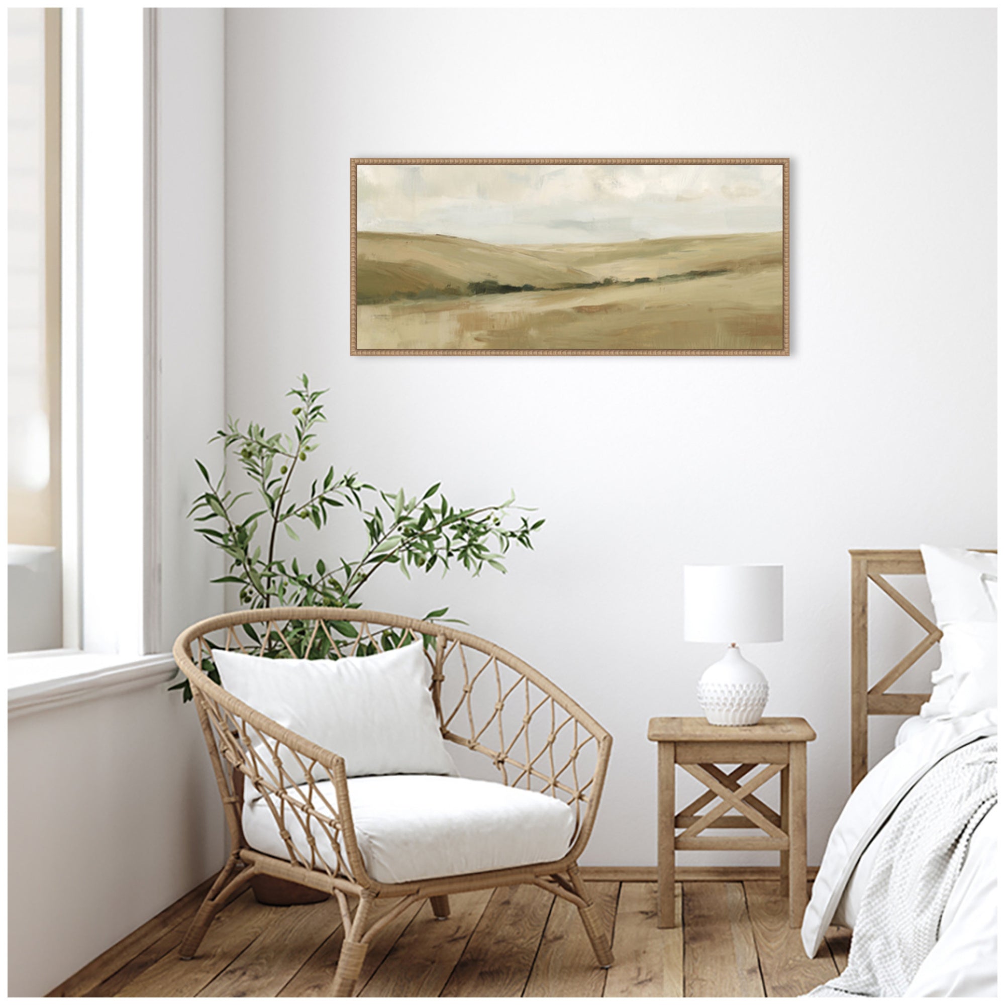 Whispering Meadows II Panel by Amy Lighthall Framed Canvas Wall Art Print