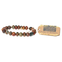 Majestic Jasper Stone Bracelet - Stone of Serenity