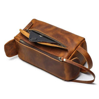 Handcrafted Leather Toiletry Bag