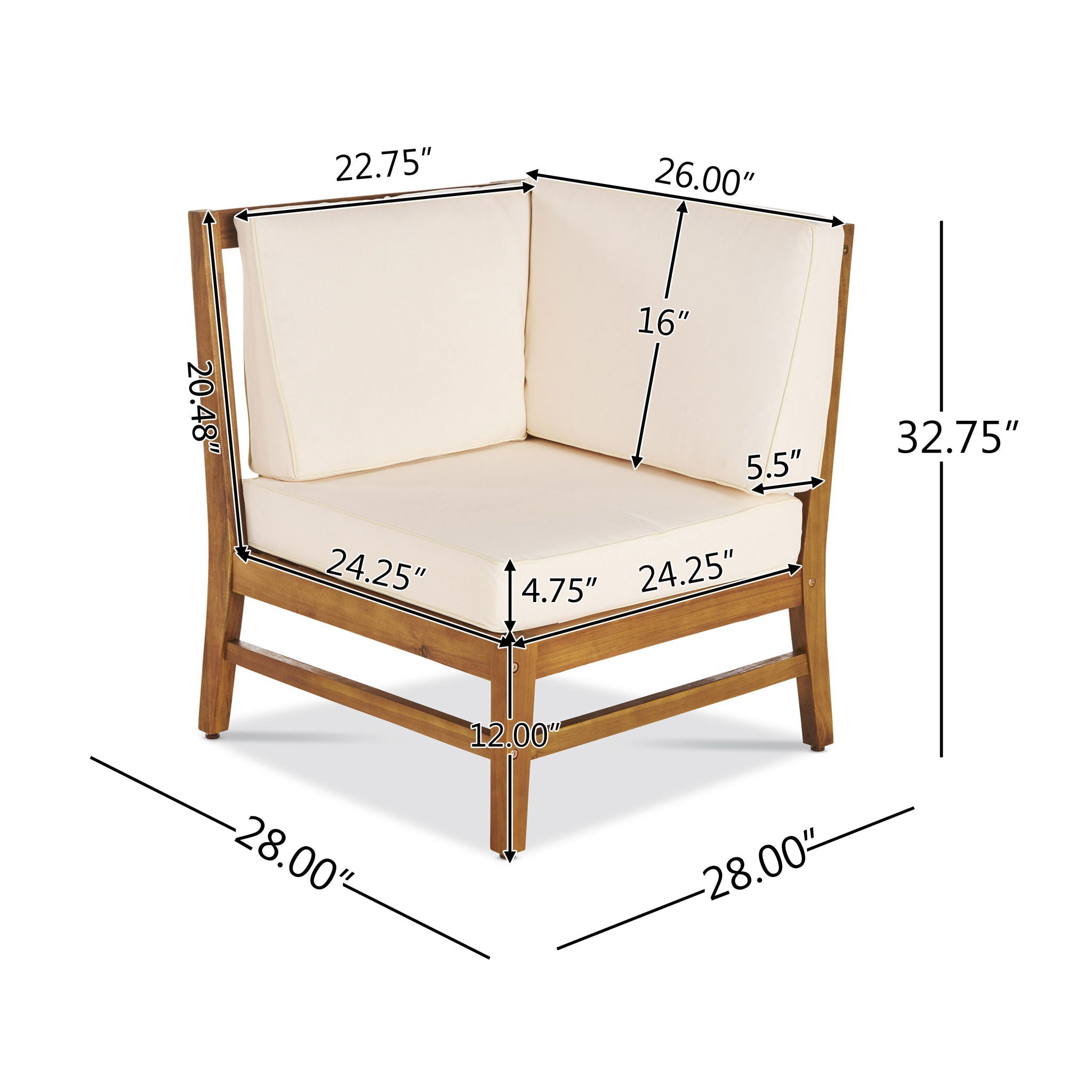 Perla - 5 Pieces Sofa Set