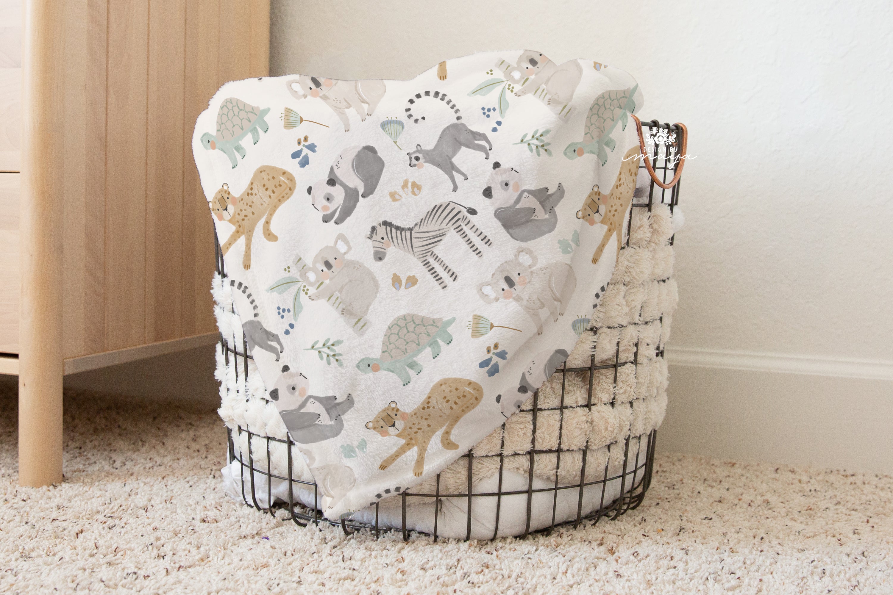 Baby Dogs - Vintage Baby Blanket