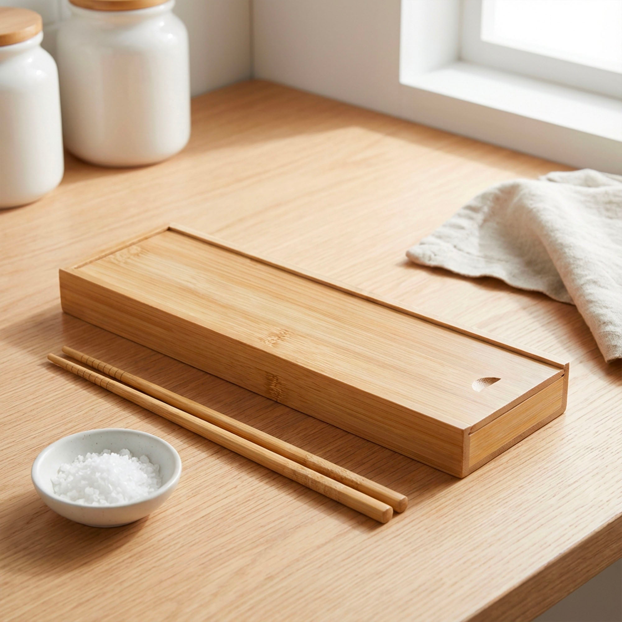 Bamboo Chopstick Box | Large