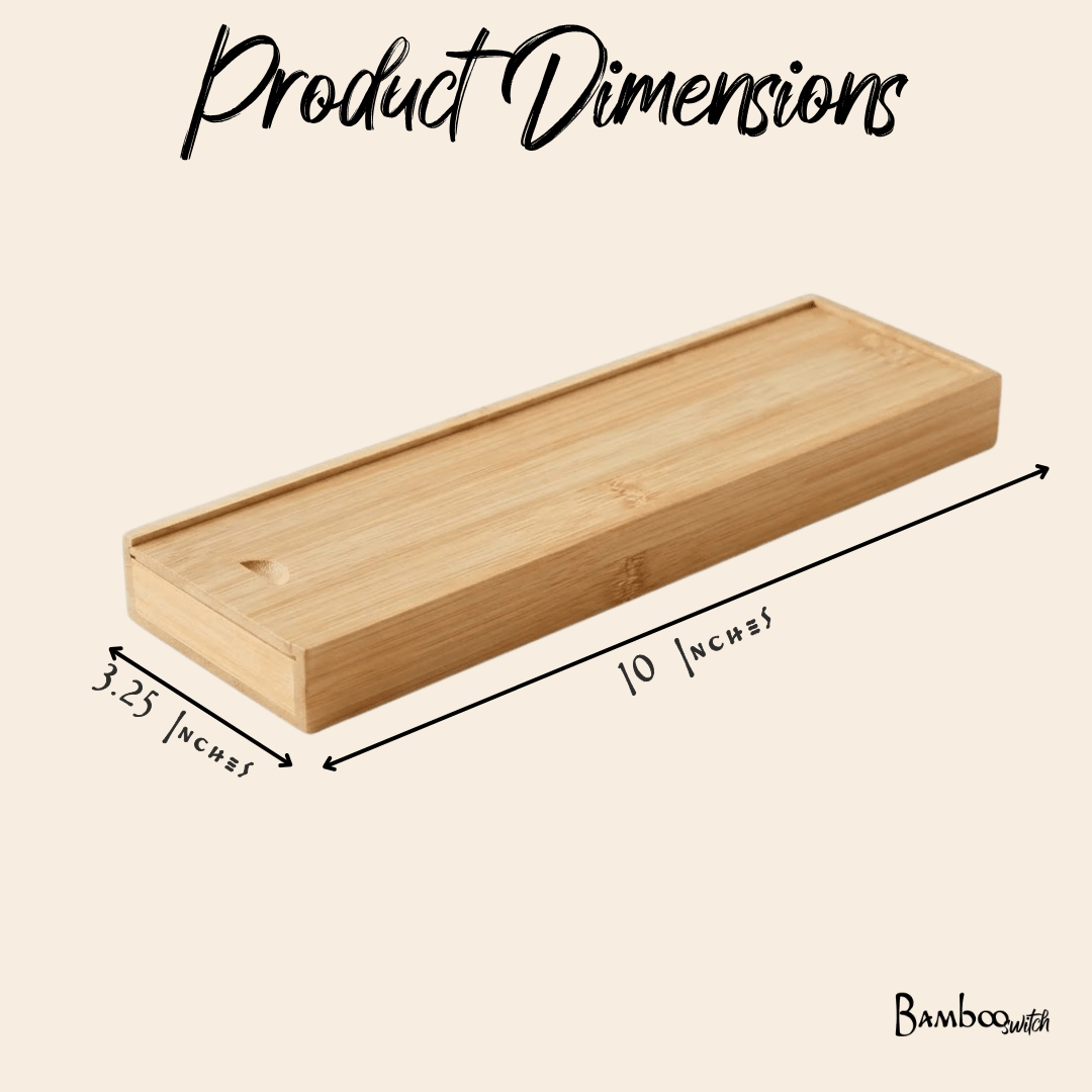 Bamboo Chopstick Box | Large