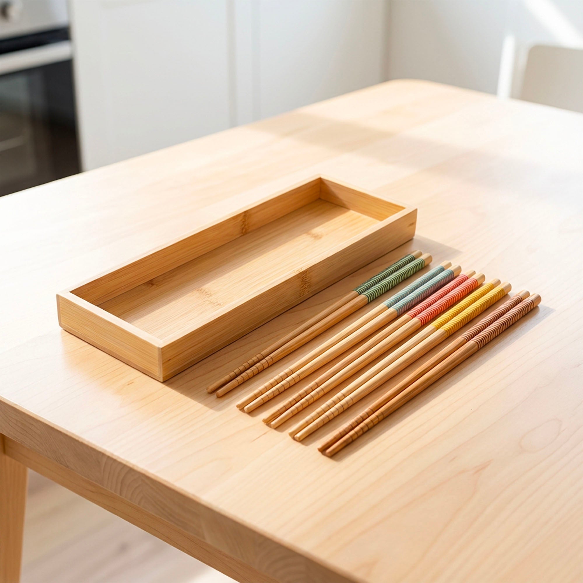 Bamboo Chopstick Box | Large