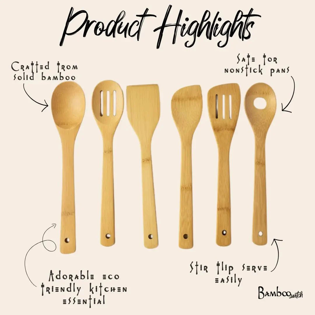 Bamboo Slanted Spatula