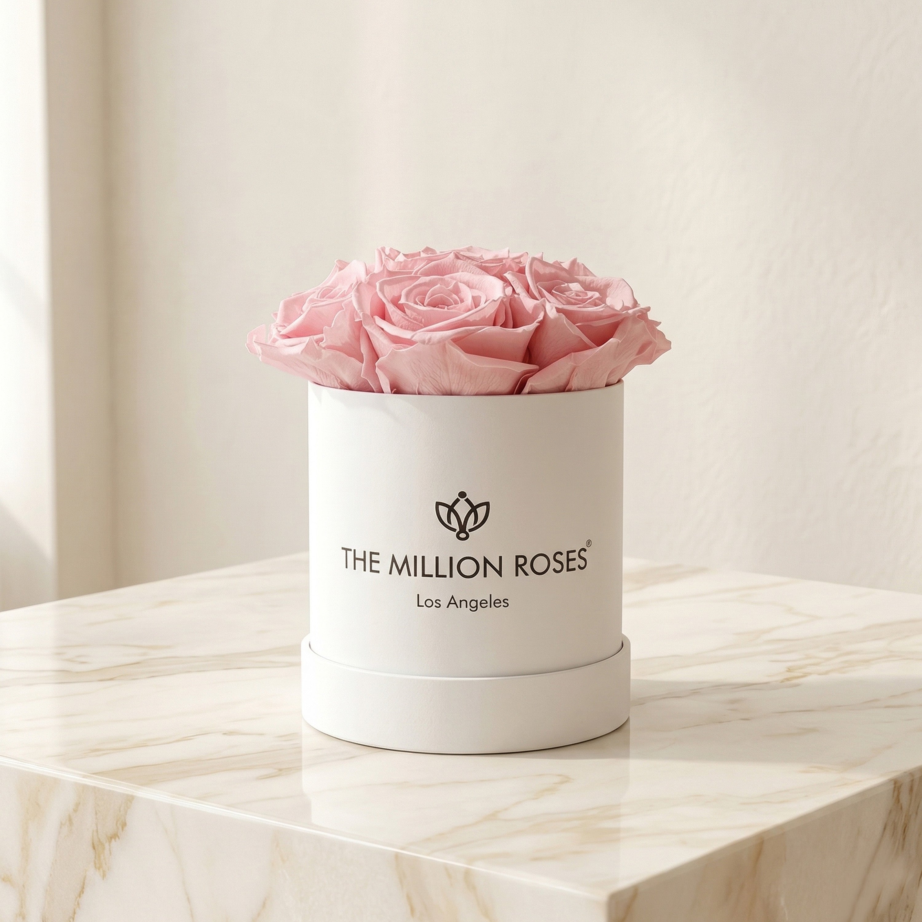 Essence White Box | Light Pink Roses