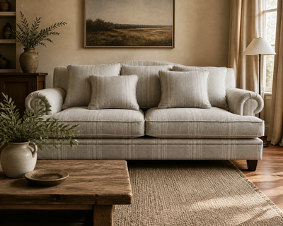 Belgium Striped Sofa