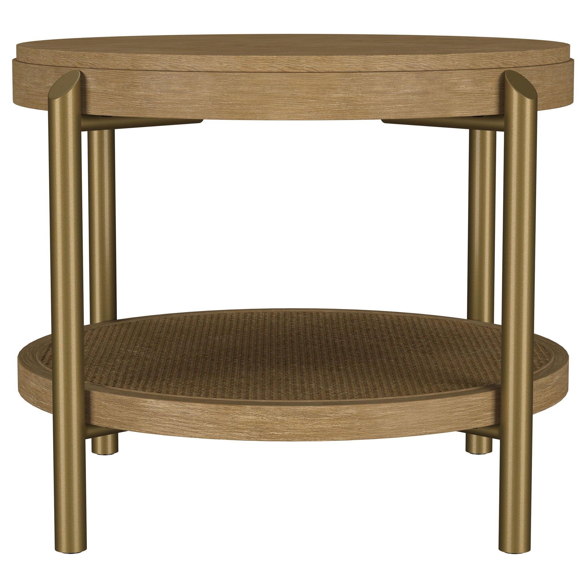 Arini 3-piece Round Coffee and End Table Set Sand Wash