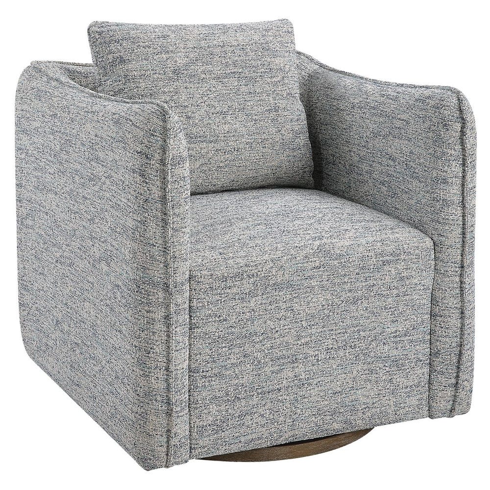 The Beckett Tweed Swivel Chair