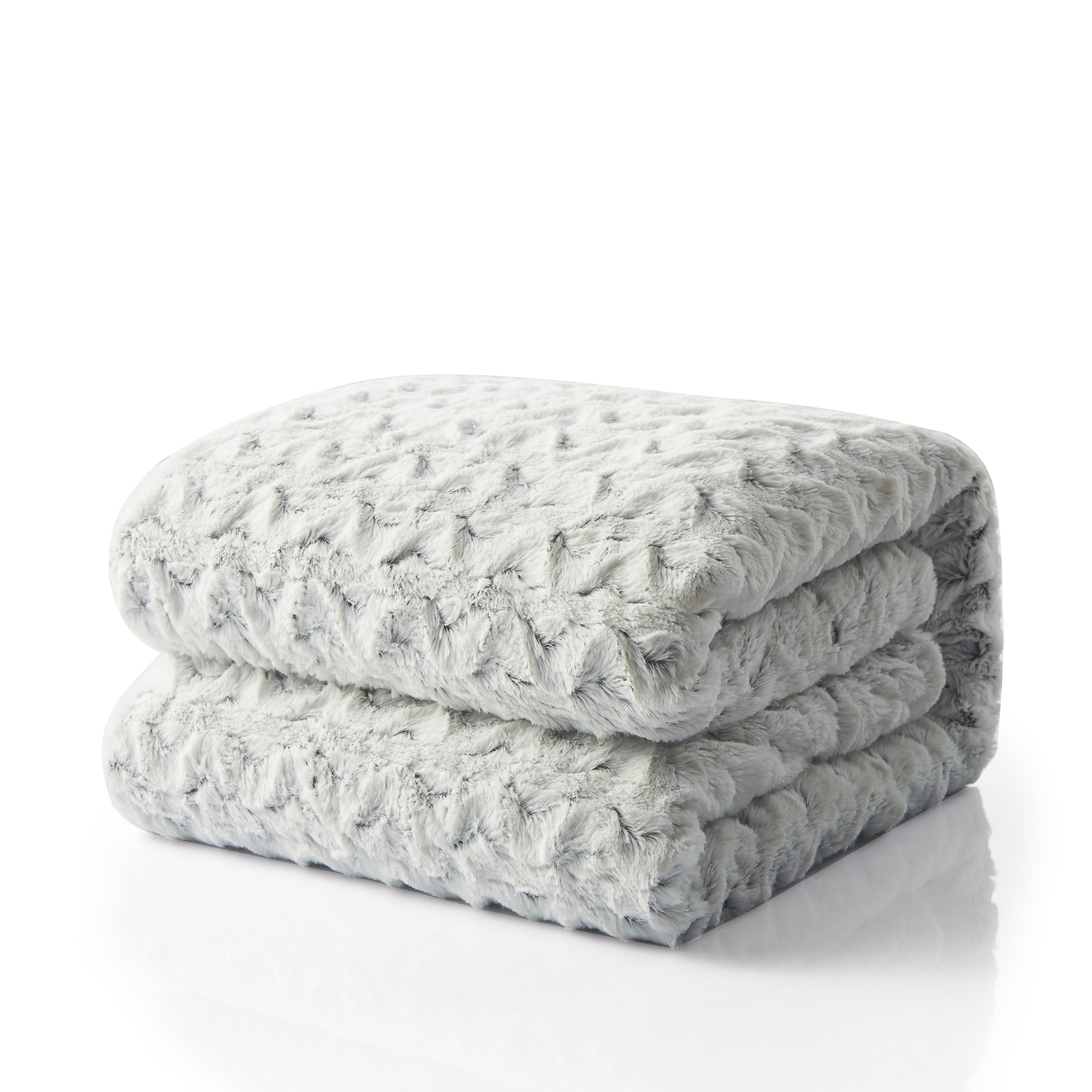 Tache Faux Fur Snowy Owl Super Soft Throw Blanket (#17)