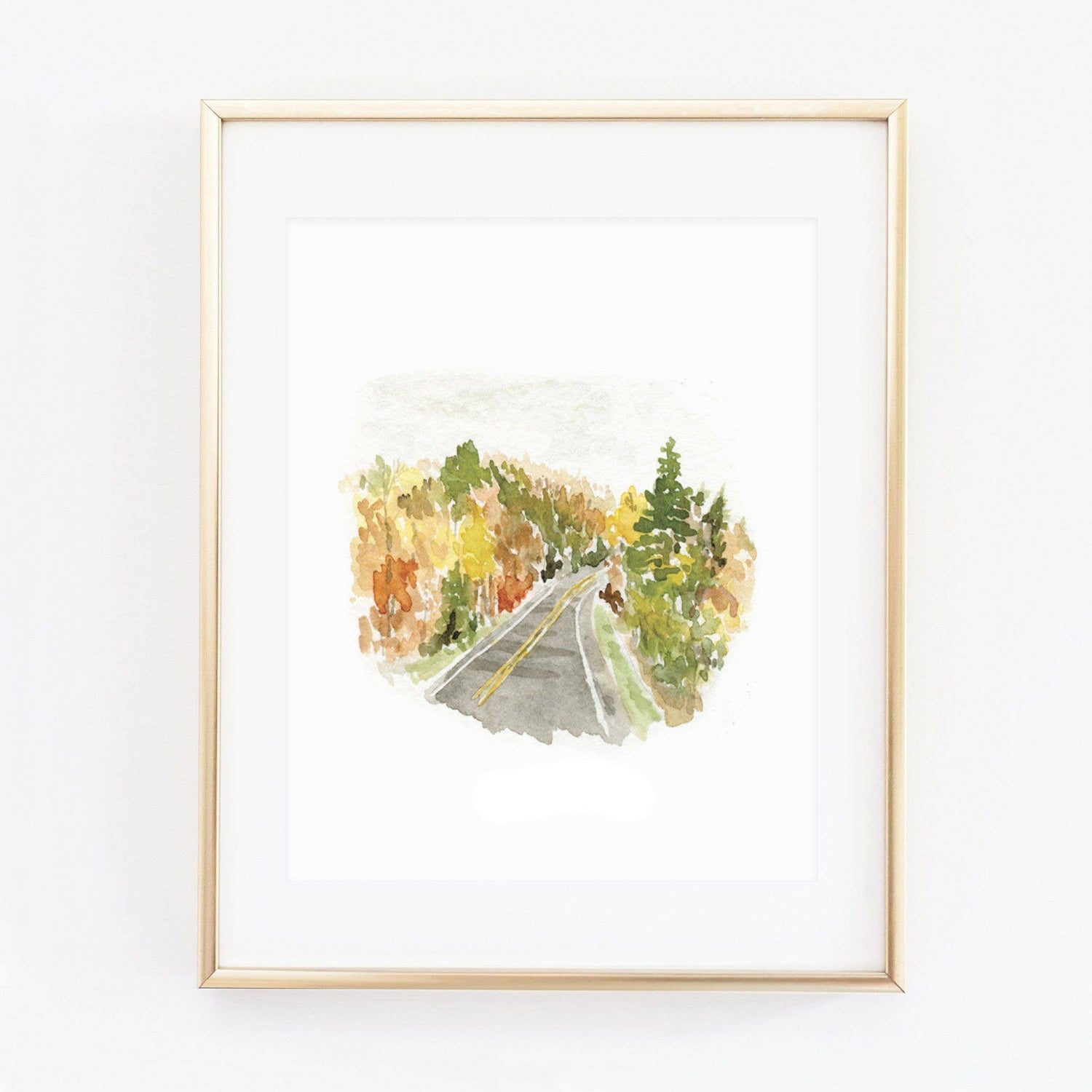 Autumn Road Print