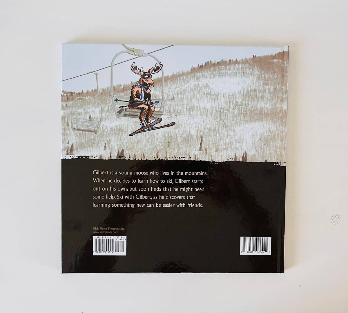Gilbert the Moose Learns How To Ski - children's book