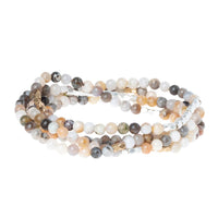 Stone Wrap Necklace/Bracelet: Mexican Onyx - Stone of Confidence