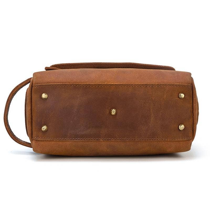 Handcrafted Leather Toiletry Bag