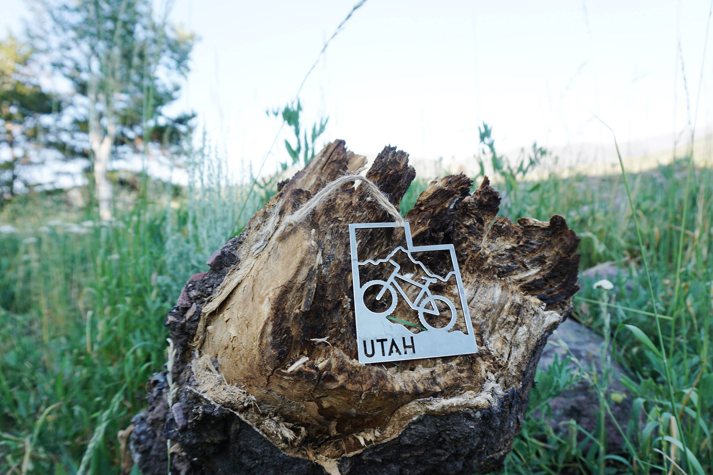Utah State Mountain Biking Ornament