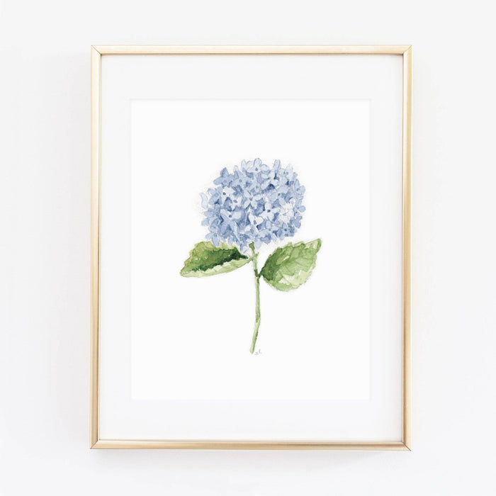 Hydrangea Stem Art Print