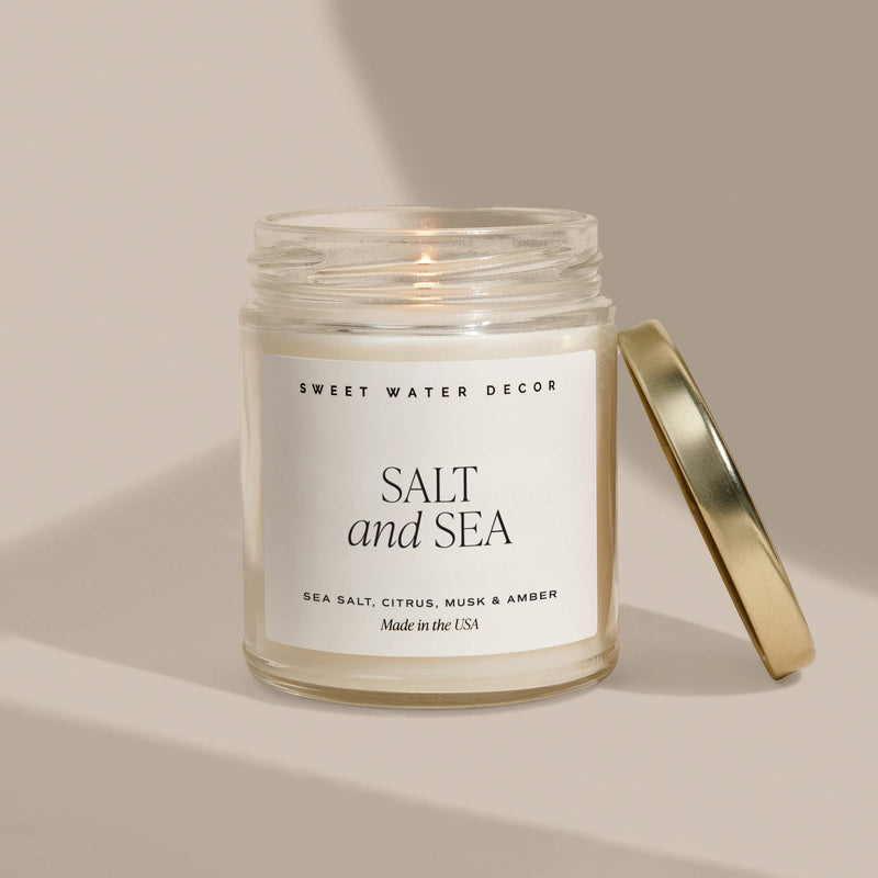 Salt and Sea 9 oz Soy Candle