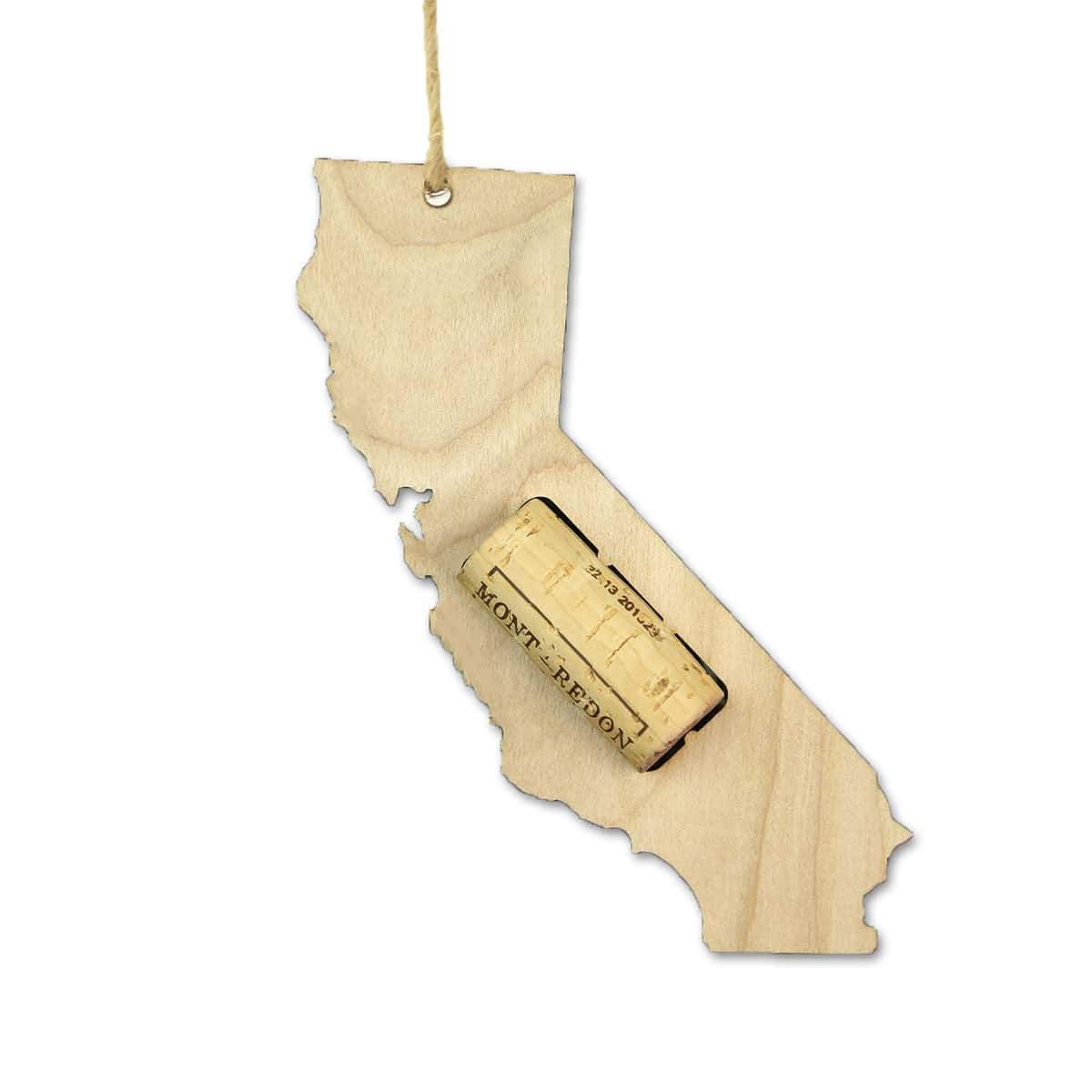 California Wine Cork Holder Ornaments