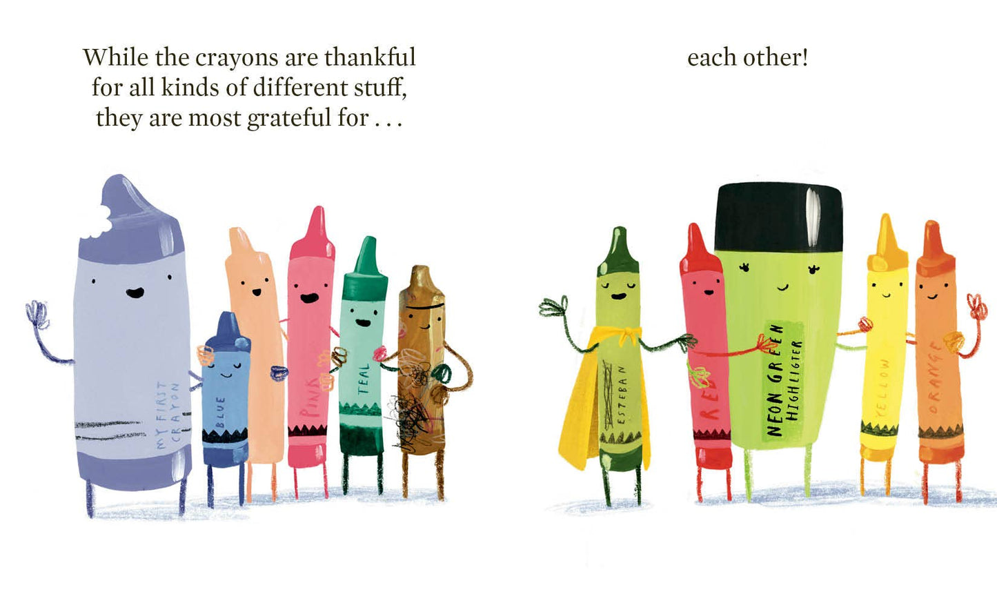 The Crayons Give Thanks Book
