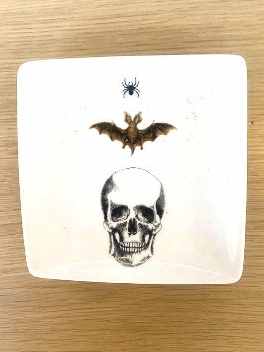 Halloween Stoneware Plate