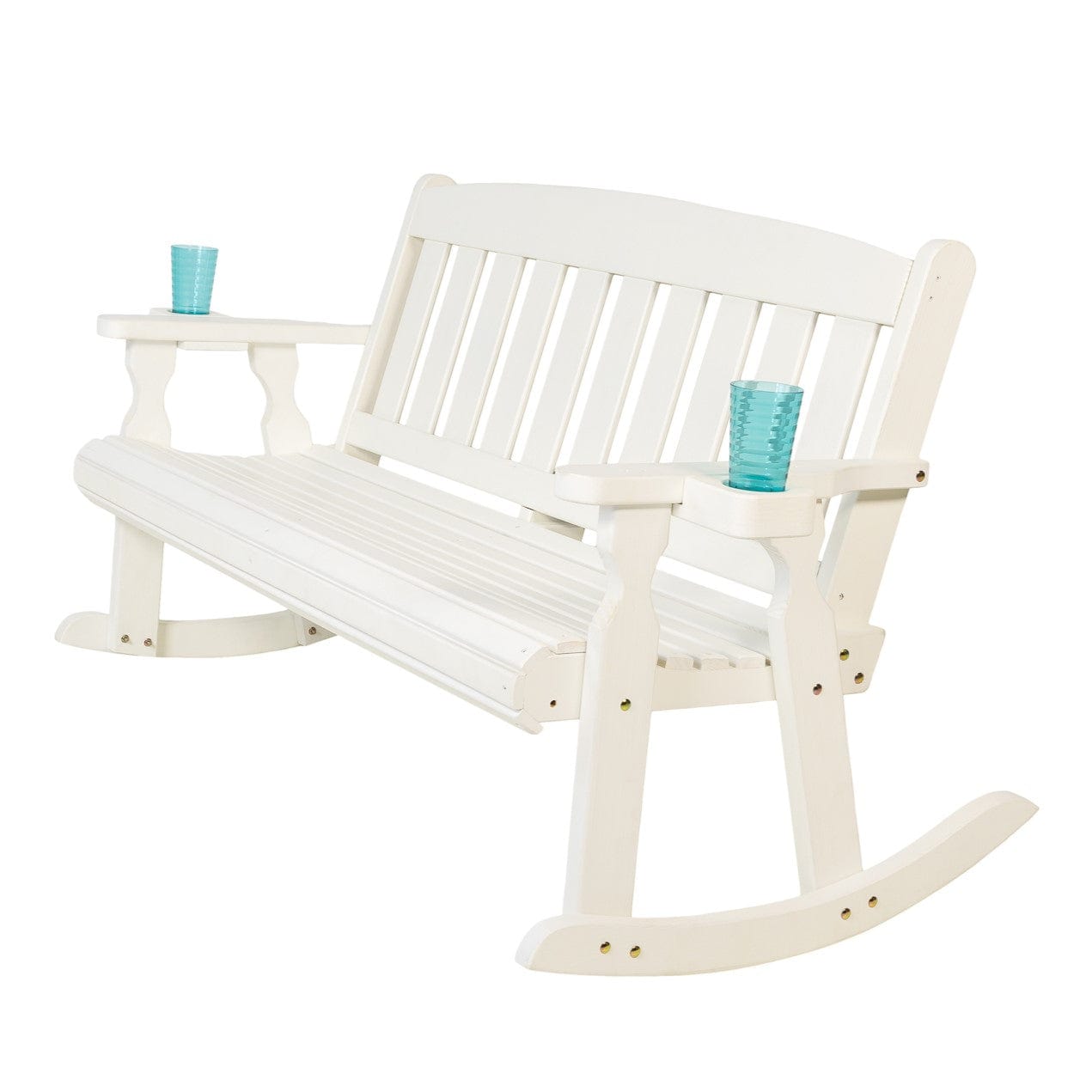 Amish Casual Heavy Duty Mission Outdoor Double Rocker
