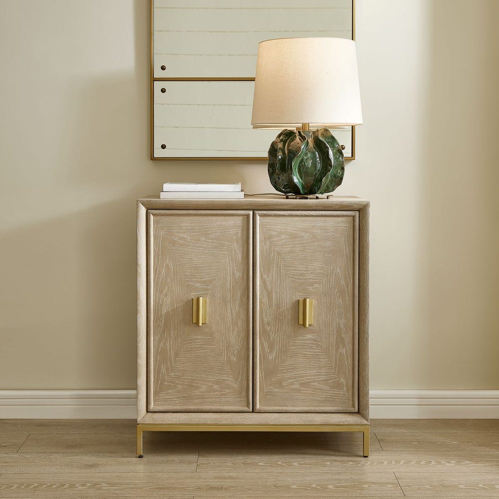 Aveline Cerused Oak Cabinet