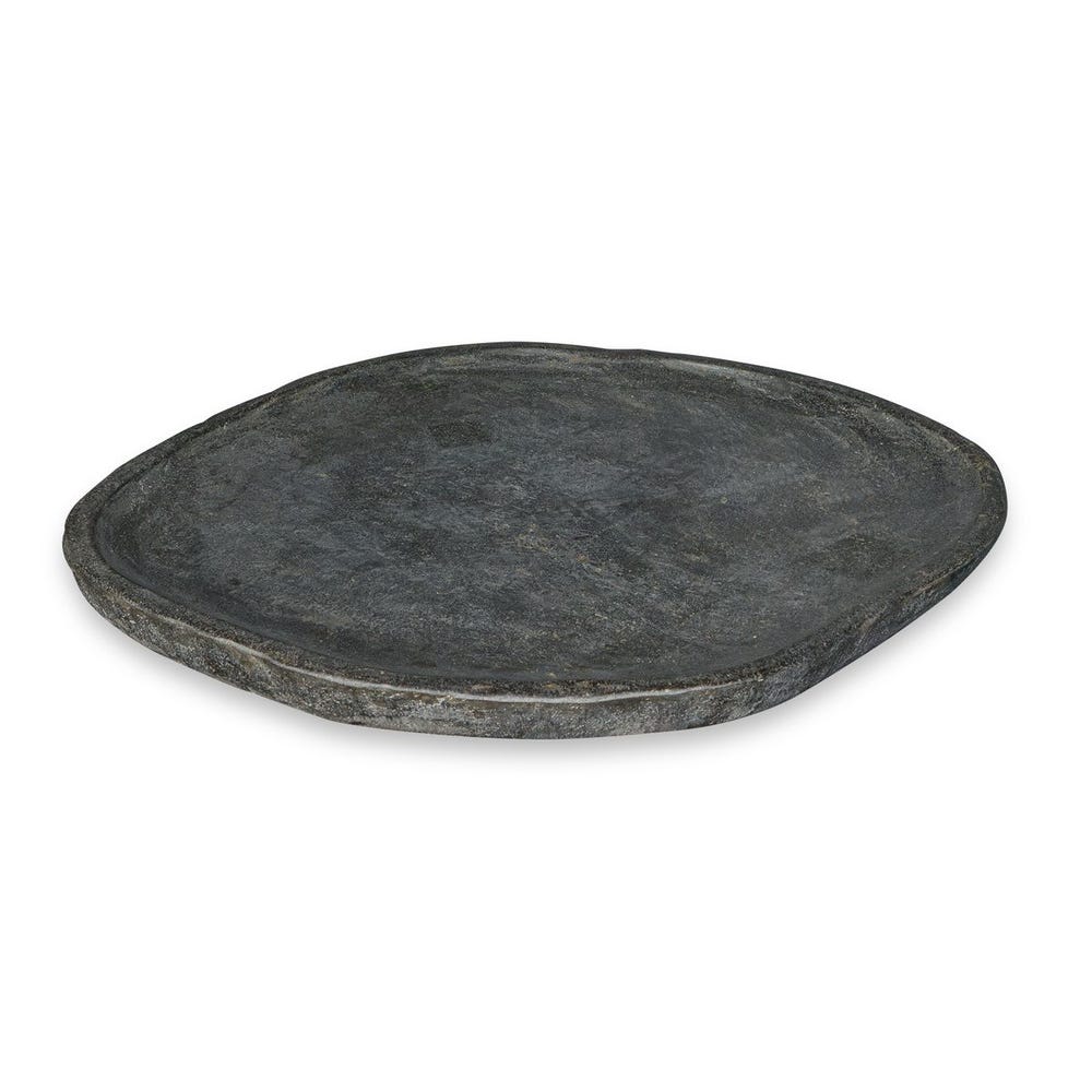 Charcoal River Stone Indoor Outdoor Tray