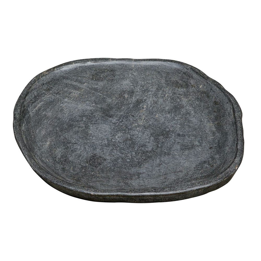 Charcoal River Stone Indoor Outdoor Tray