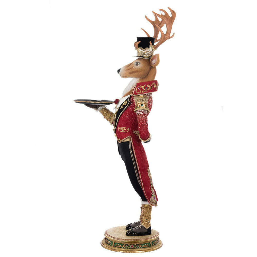 Christmas Ball Reindeer Butler 48-Inch | Christmas Decor | Katherine's Collection