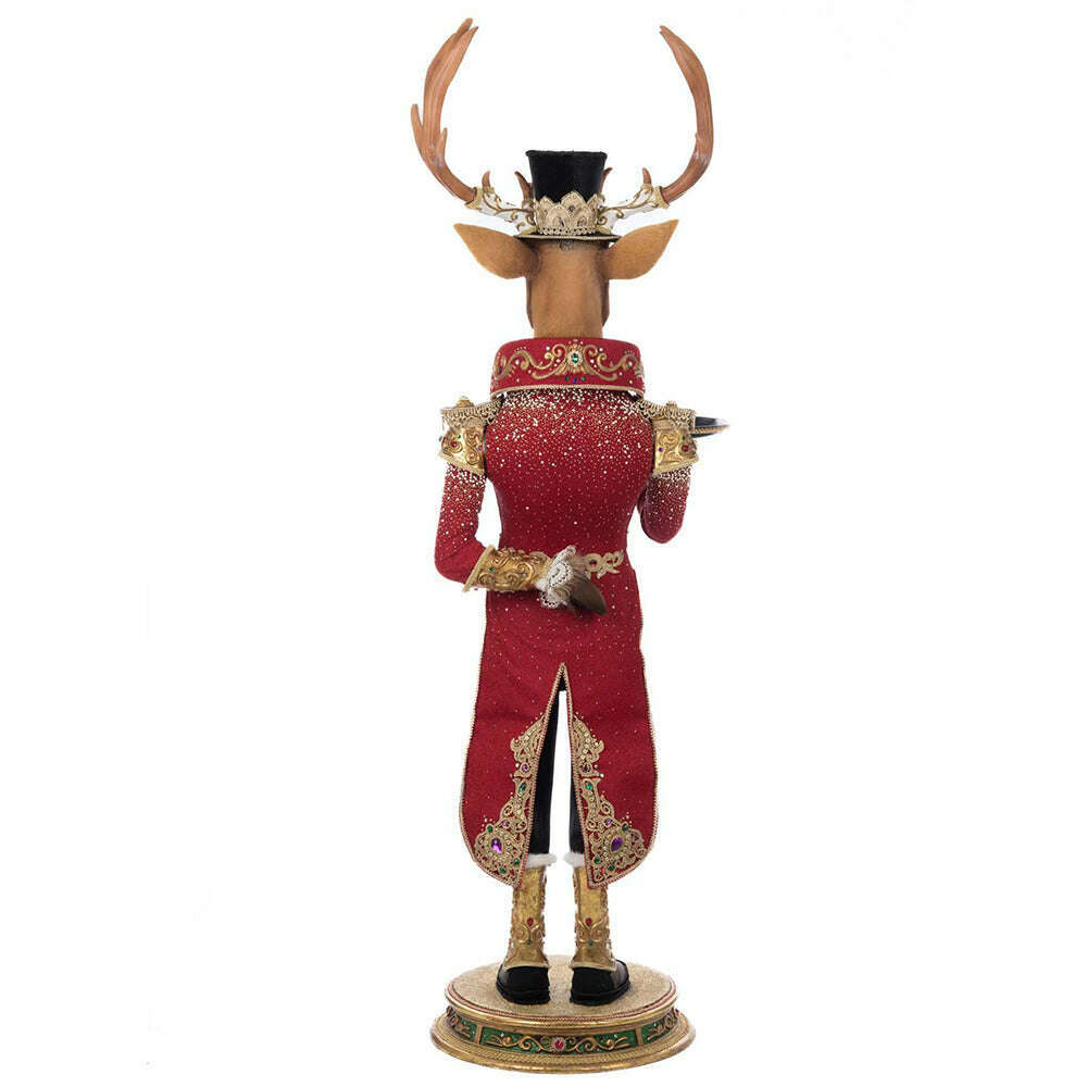 Christmas Ball Reindeer Butler 48-Inch | Christmas Decor | Katherine's Collection