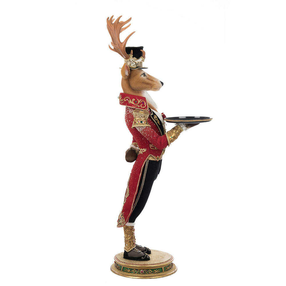 Christmas Ball Reindeer Butler 48-Inch | Christmas Decor | Katherine's Collection