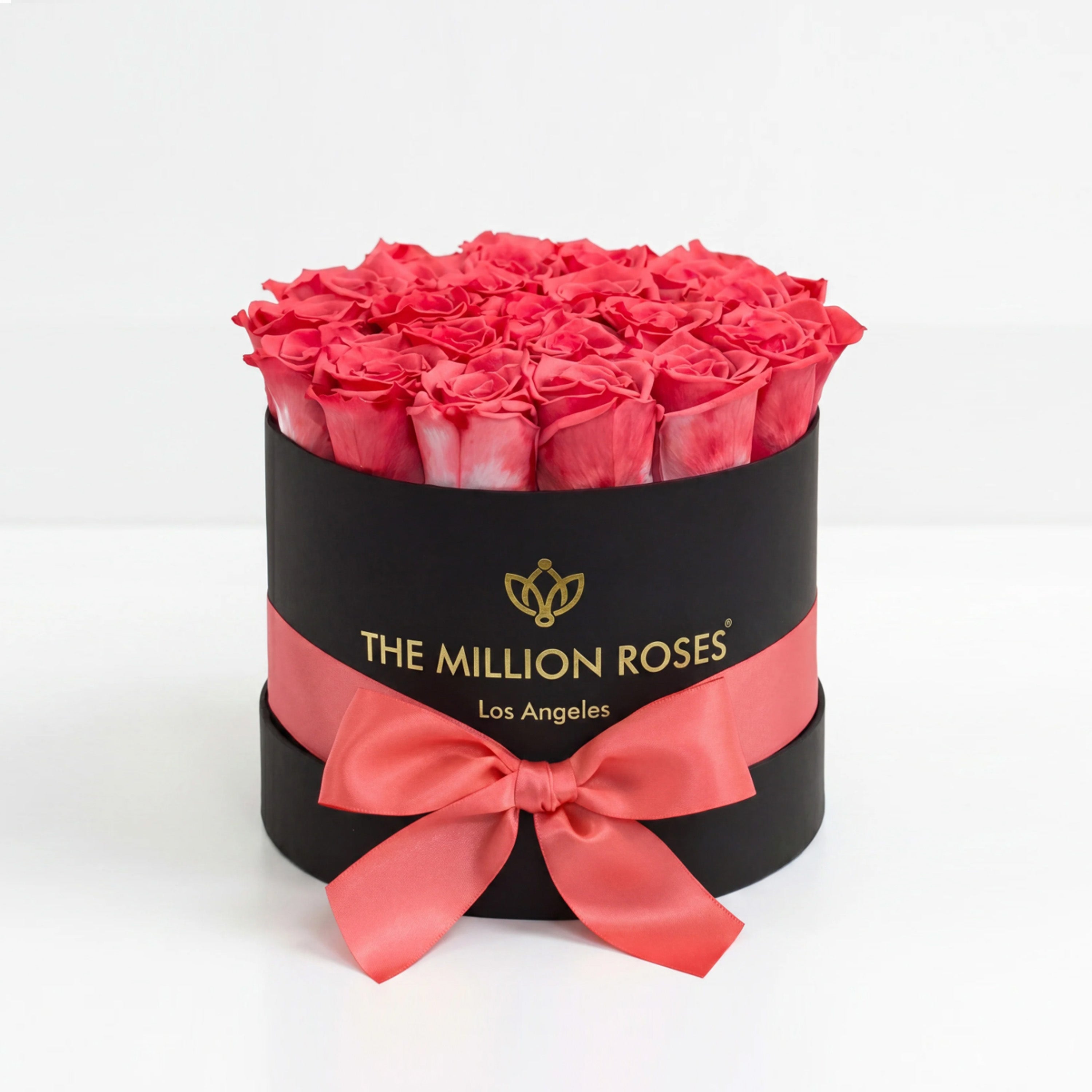 Classic Black Box | Coral Roses