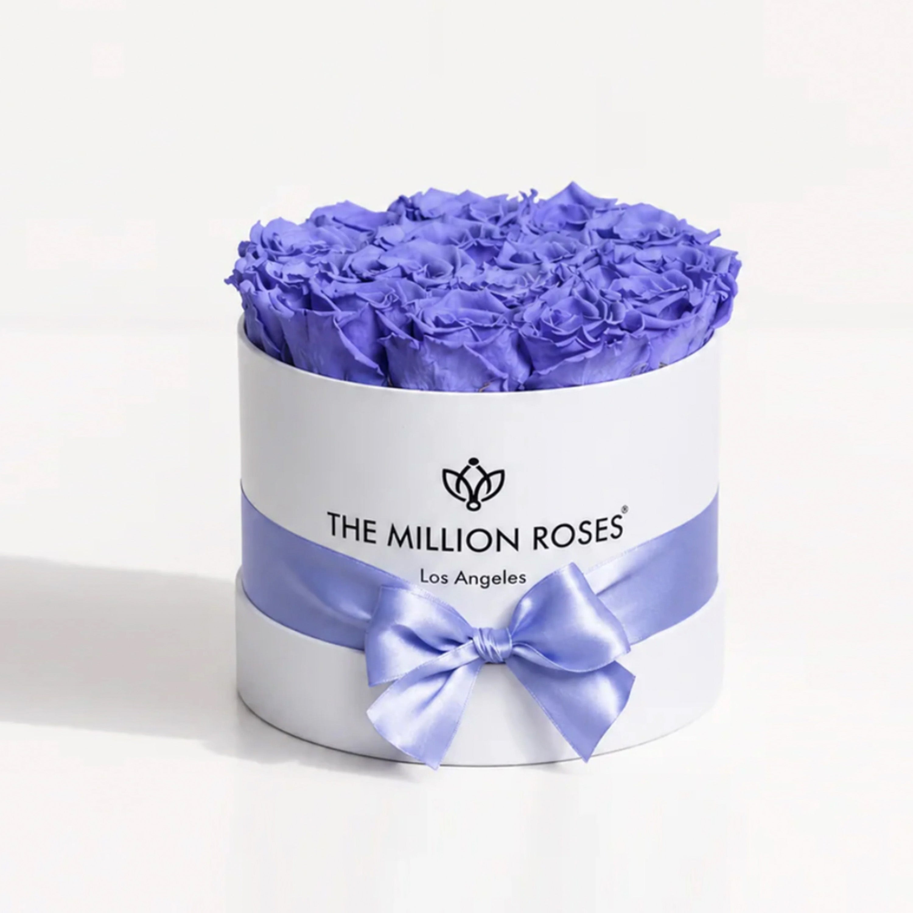 Classic White Box | Violet Roses