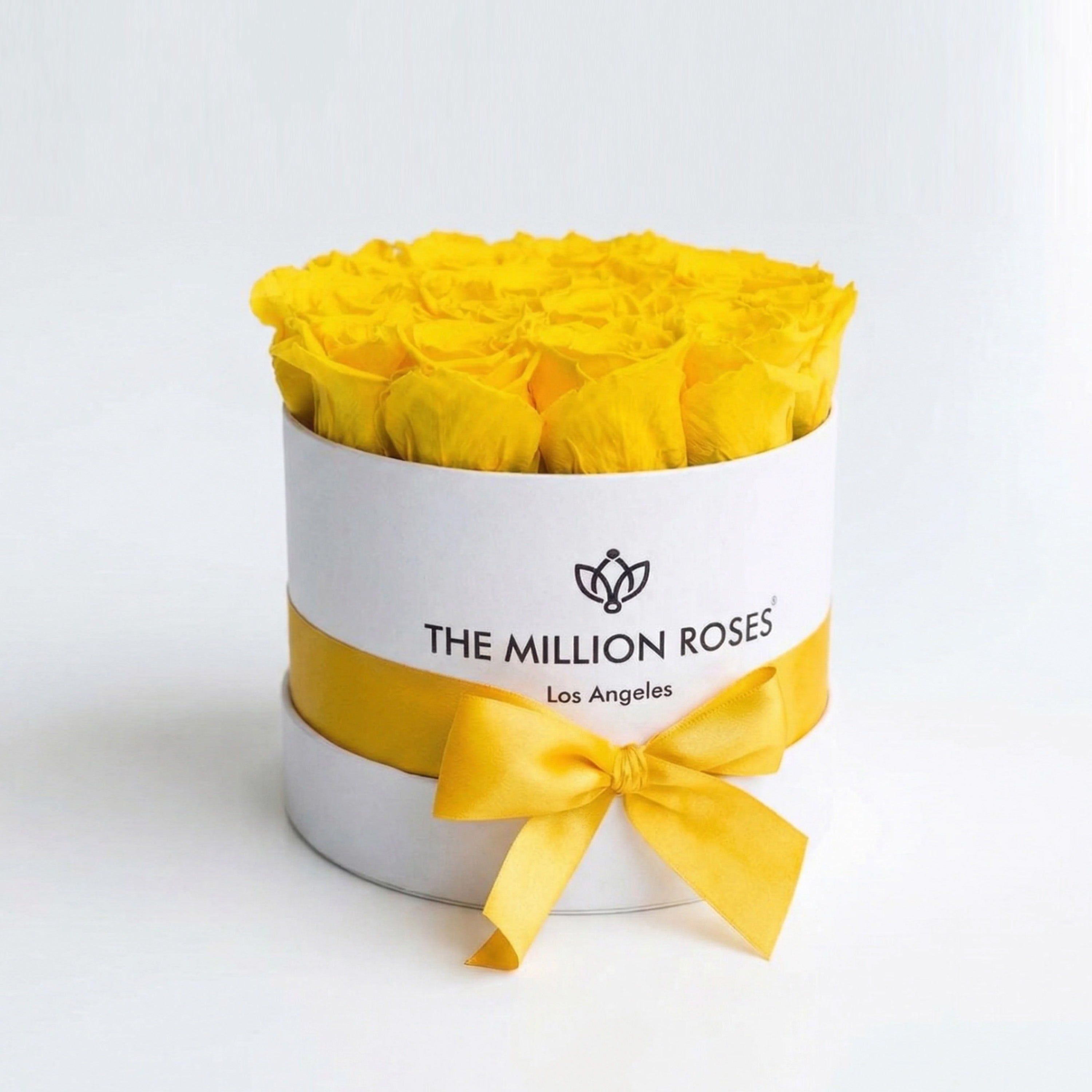Classic White Box | Yellow Roses