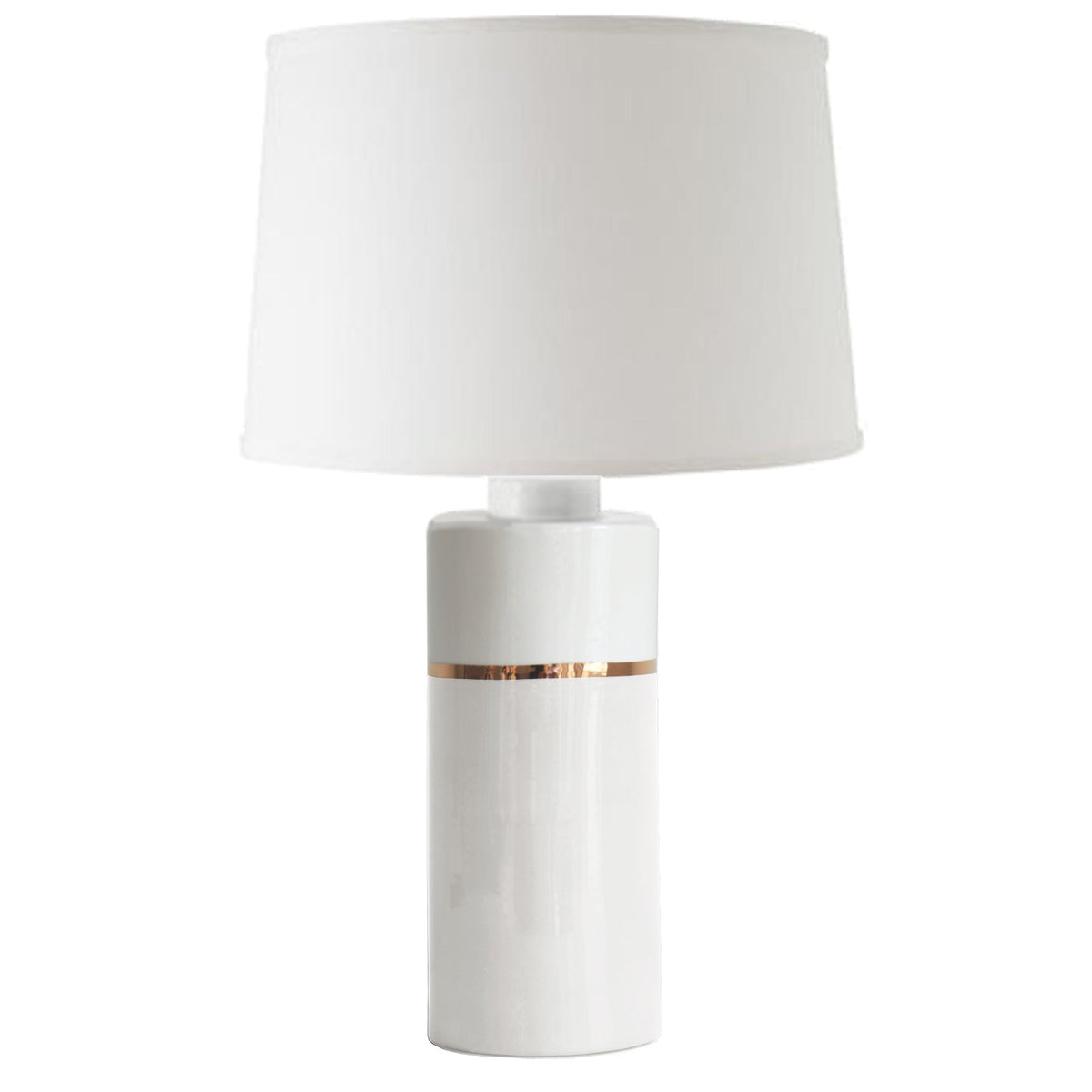 White Color Block Column Lamp