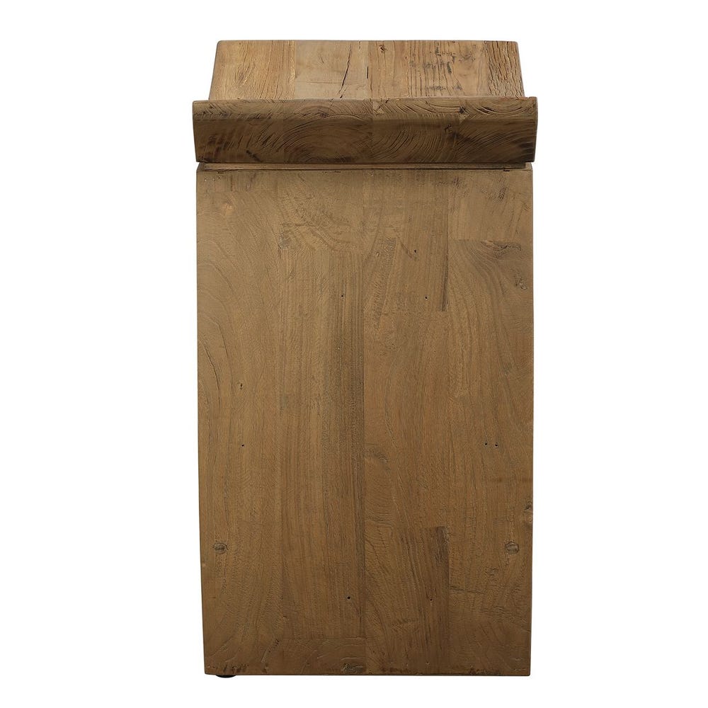 Alder Reclaimed Elm Wood Counter Stool