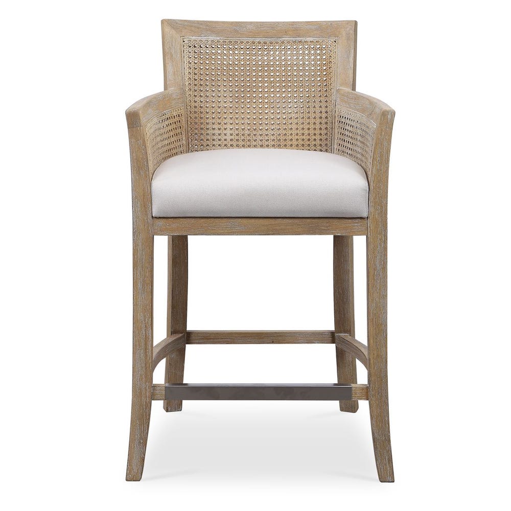 Bradford Cane Back Counter Stool